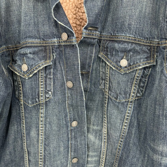 Ralph Lauren Blue Denim Jacket with Red Patch - Picture 6 of 14